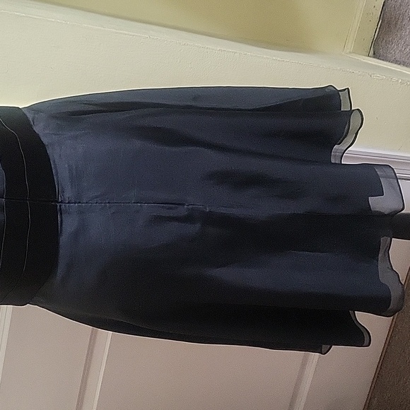 White House Black Market Strapless A-line Sheer Cocktail Dress - Picture 8 of 10